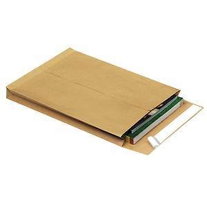 Mayer-Kuvert-network Faltentaschen DIN B4 ohne Fenster braun mit 2.0 cm Falte 10