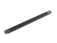 Lanberg AK-1101-B, Bürstenleiste, Schwarz, 1U, 48,3 cm (19 Zoll), 482,6 mm, 8,5 mm