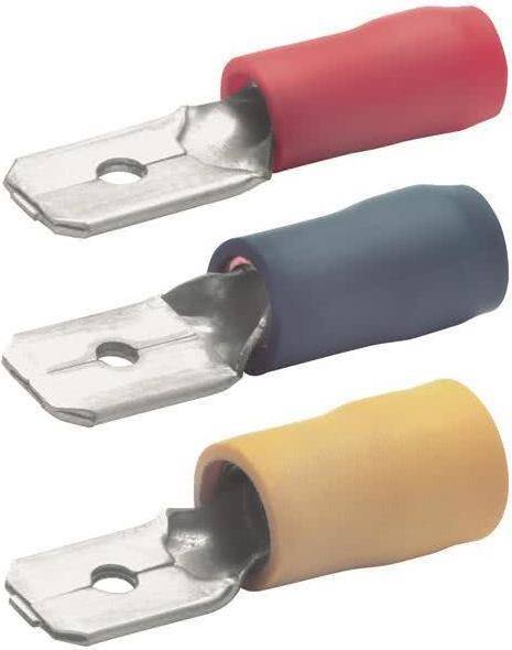 KLAUKE Flachstecker 4-6qmm 850 PA/PVC CuZn verzinnt Steckb=6,3mm 850 (850)