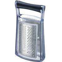 Westmark Trio, Box Reibe, Schwarz, Transparent, Kunststoff, Edelstahl, 65 mm, 130 mm, 235 mm