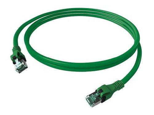 EasyLan DualBoot PushPull Patchkabel Cat.6A (ISO/IEC), S/FTP, grün, 10,0 m