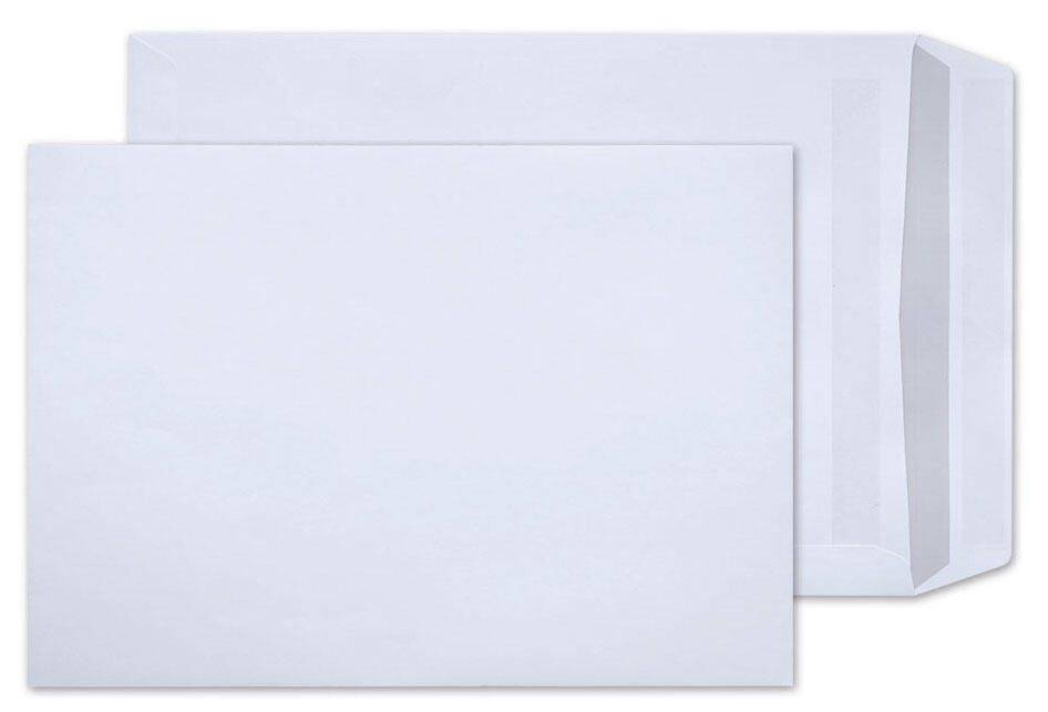 Steinmetz Briefumschläge Versandtaschen DIN B4 ohne Fenster weiß 250 St.
