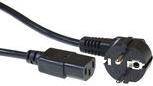 ACT Powercord mains connector CEE 7/7 male (angled)
