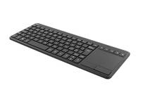 Deltaco TB-504 - Volle Größe (100%) - Kabellos - RF Wireless - Membran Key Switch - Schwarz