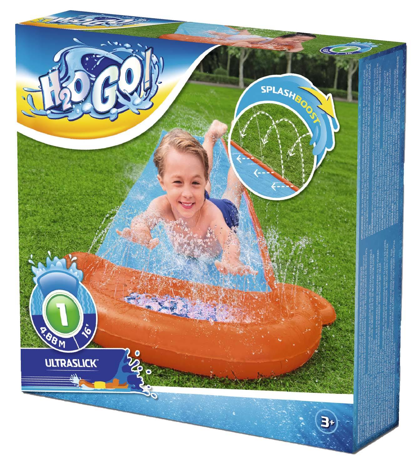Bestway 52326 - H2OGO! 1-Person-Wasserrutsche 488 x 82 cm