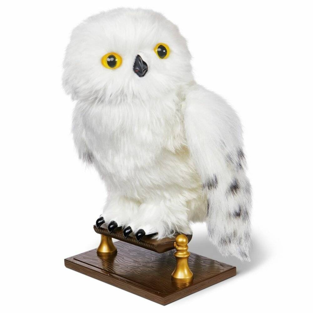 Spin Master 39760 Harry Potter - Interaktive Plüsch-Eule Hedwig