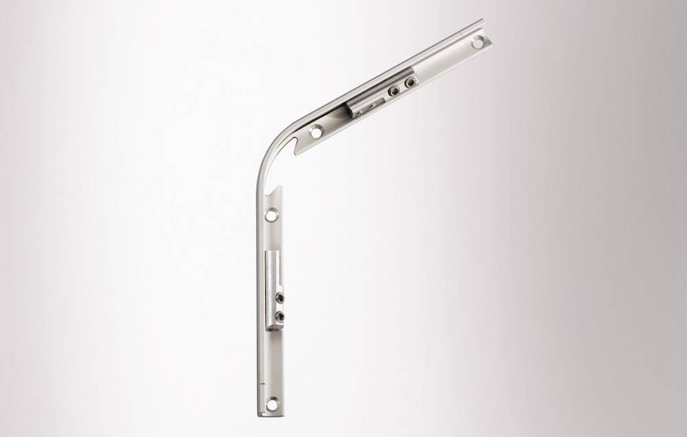 Geze OL-Eckumlenkung, OL90N, biegsam, Stahl verzinkt EZ0400