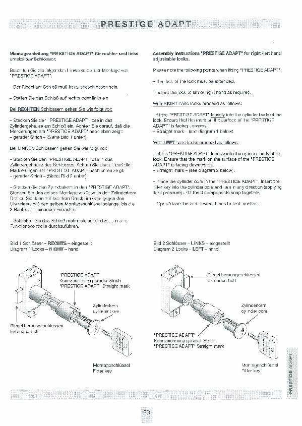 Adapter z. verlängern v. Zylinderschlösser Prestige 2000, Länge 22 mm