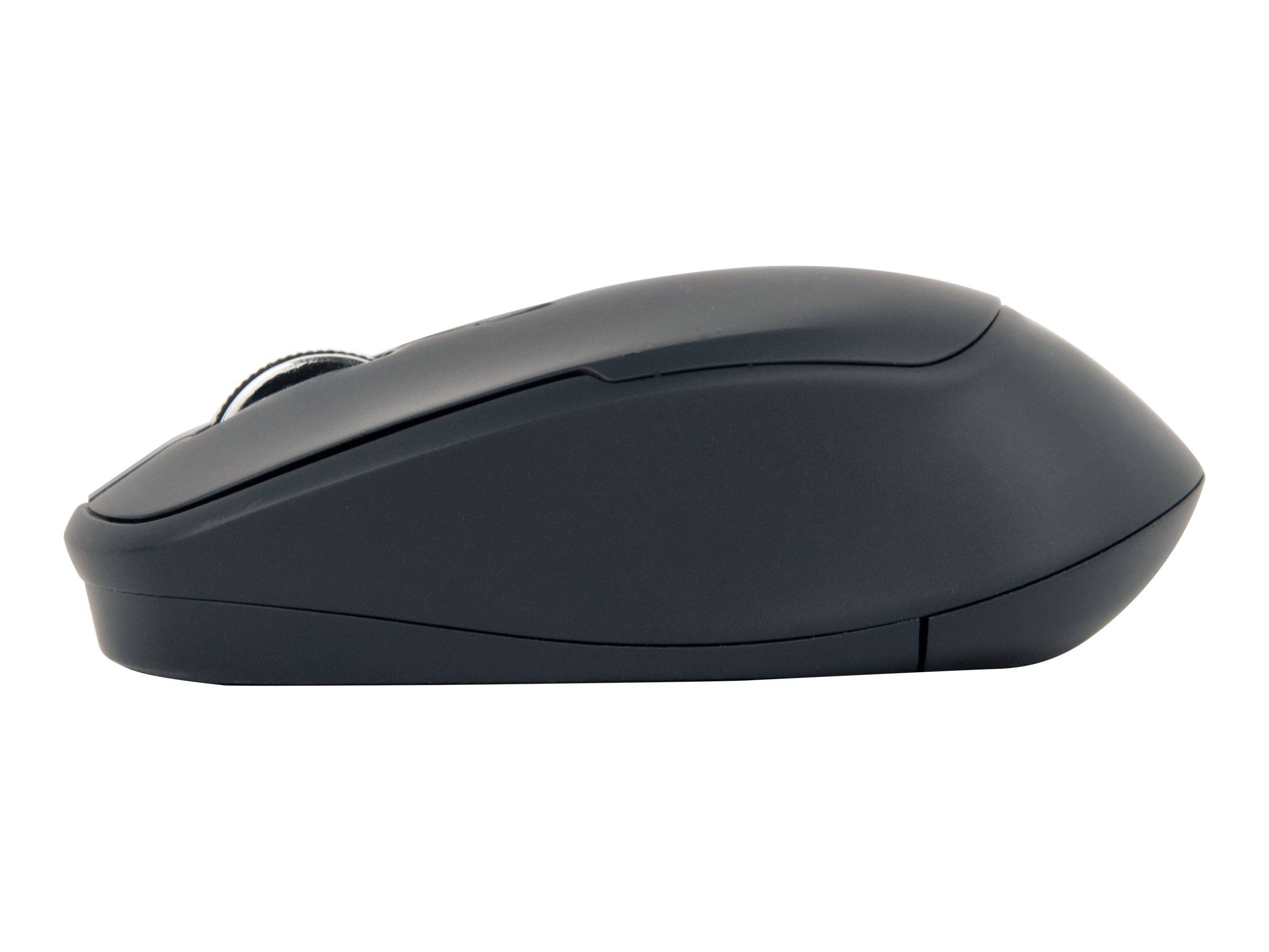 Gembird MUSW-4B-05 - Maus - ergonomisch - optisch - 4 Tasten - kabellos - 2.4 GHz - kabelloser Empfänger (USB)