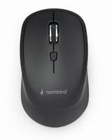 Gembird MUSW-4B-05 - Maus - ergonomisch - optisch - 4 Tasten - kabellos - 2.4 GHz - kabelloser Empfänger (USB)