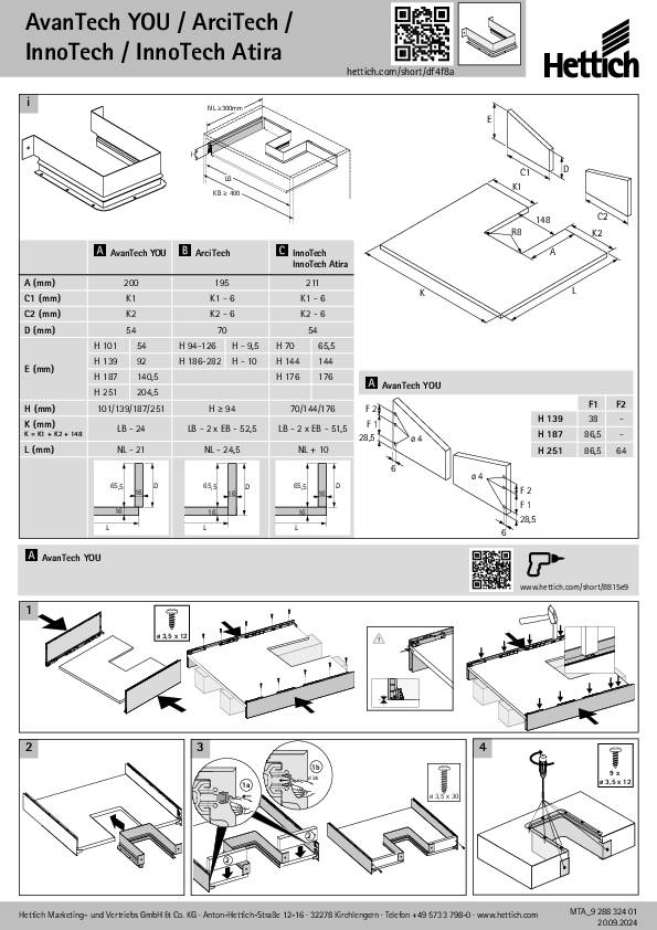 Metallumrandung für Siphonausschnitt - eckig, weiß