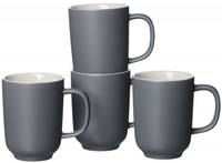 4 FliRt by R&B Kaffeetassen JASPER grau 0,28 l