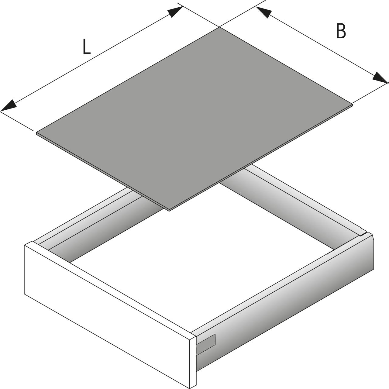Antirutschmatte, Nennlänge 650 mm x 5000, anthrazit
