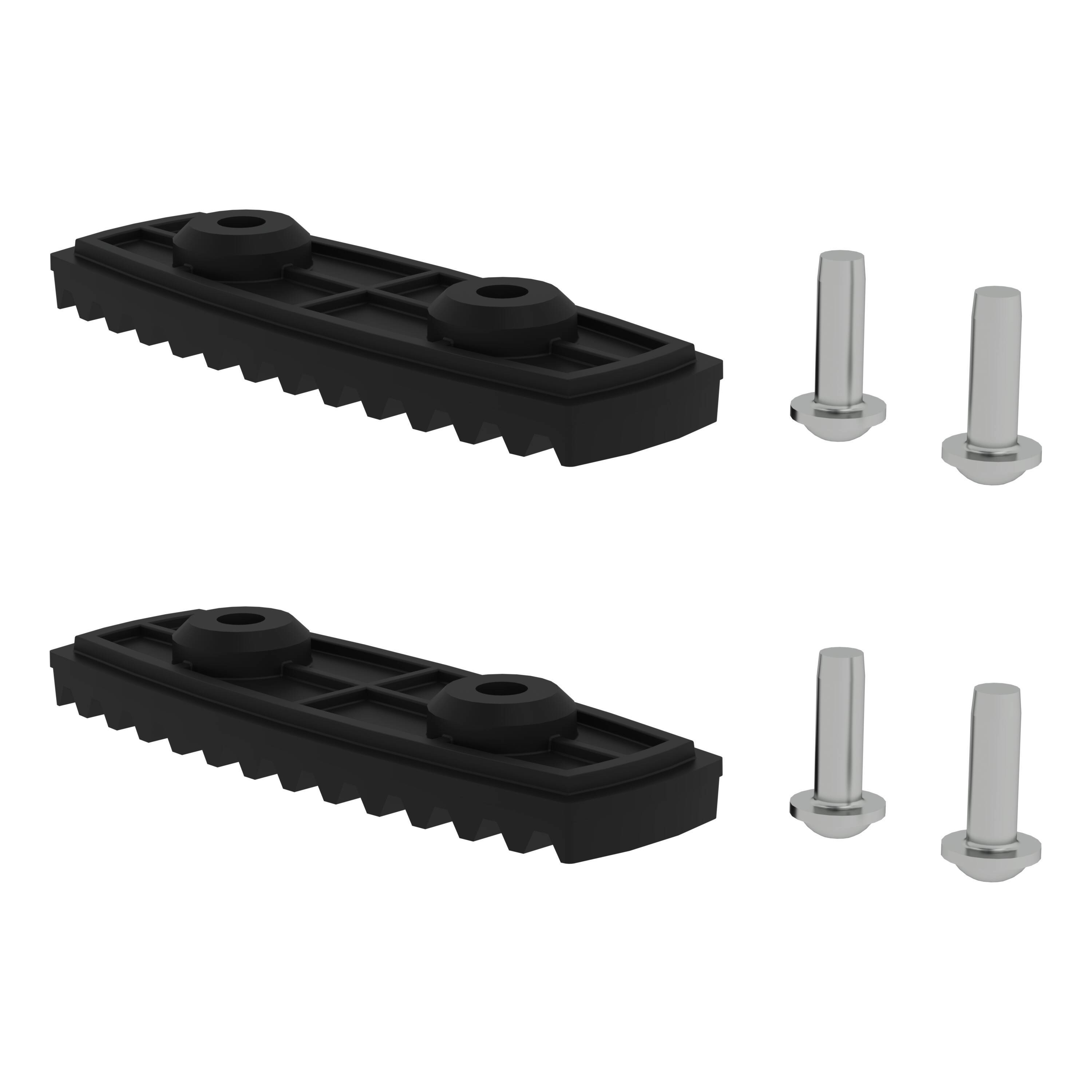 Munk nivello®-Fußplatte elektrisch ableitfähig für Holmhöhe 85/98 mm