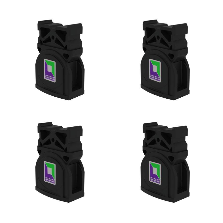 MUNK nivello Leiterschuh 58x25mm 4 Stück