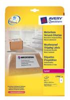 Avery Zweckform L7996 - Permanenter Klebstoff - weiß - 143.5 x 199.6 mm 50 Etikett(en) (25 Bogen x 2)