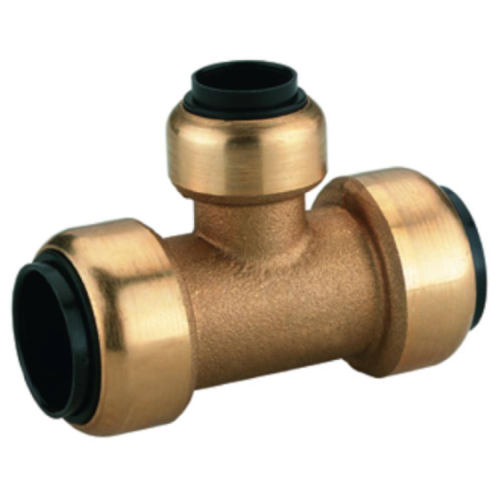 Schneider T-Steckverbinder - STV-TS15 - Messing - System-Ø 15 mm - Preis per Stück