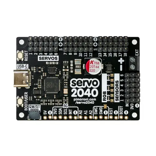 Pimoroni Servo 2040 - 18 Channel Servo Controller Pimoroni Servo 2040 - 18 Channel Servo Controller