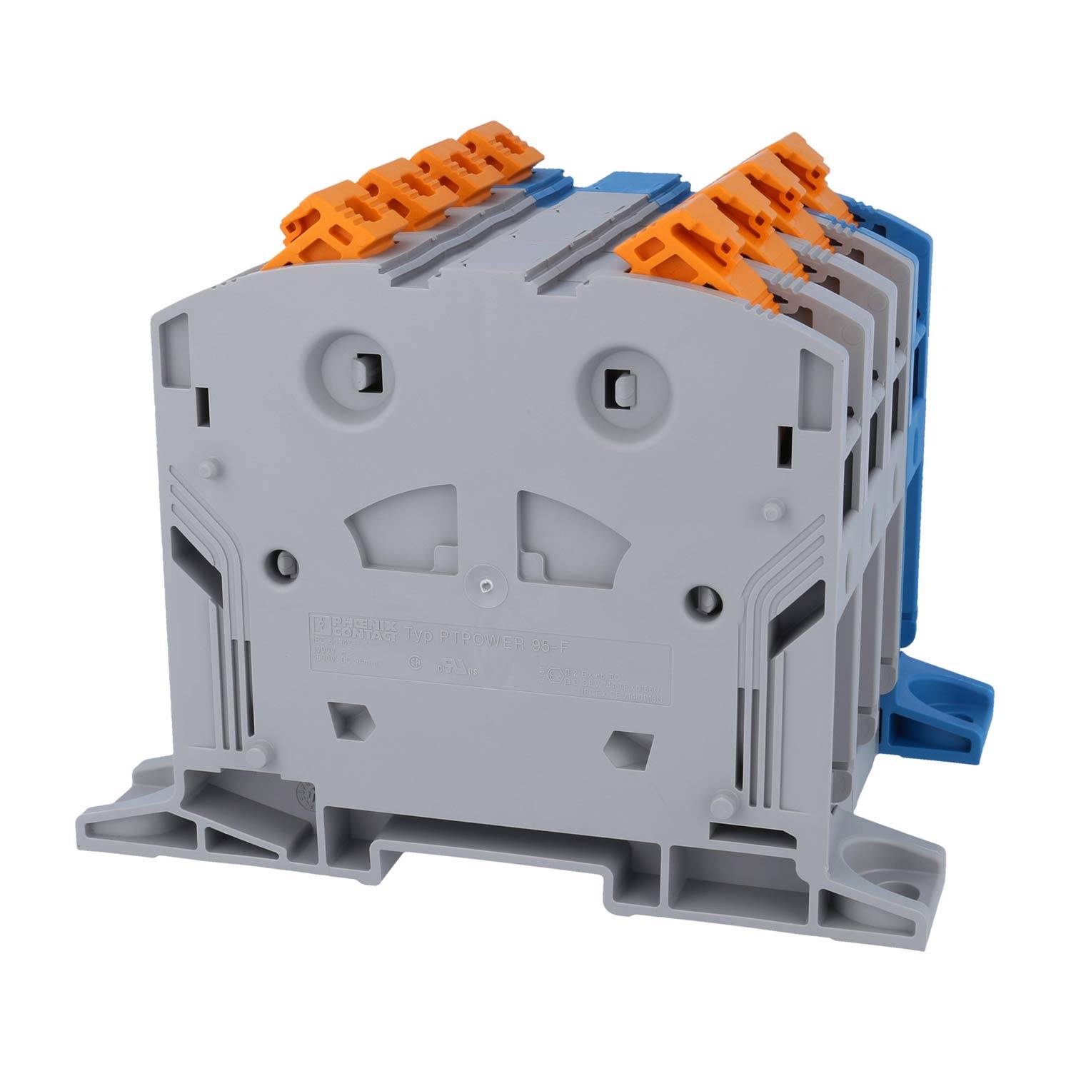 Phoenix Contact Hochstromklemme geblockt PT-POWER 95-3L/N/F Push-In-Anschluss Nennspannung 1500V - 1 Stück