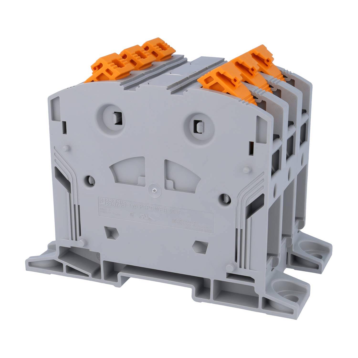 Phoenix Contact Hochstromklemme geblockt PT-POWER 95-3L/F Push-In-Anschluss Nennspannung 1500V - 1 Stück
