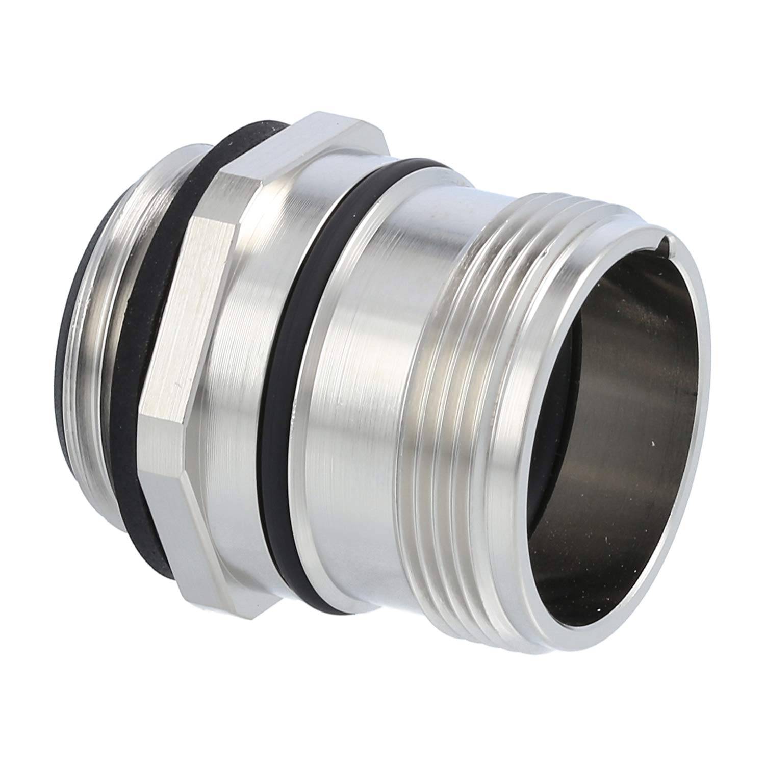 Phoenix Contact M23 RC Gerätesteckverbinder gerade Stift / Buchse Vorderwand Farbe silber - 1 Stück