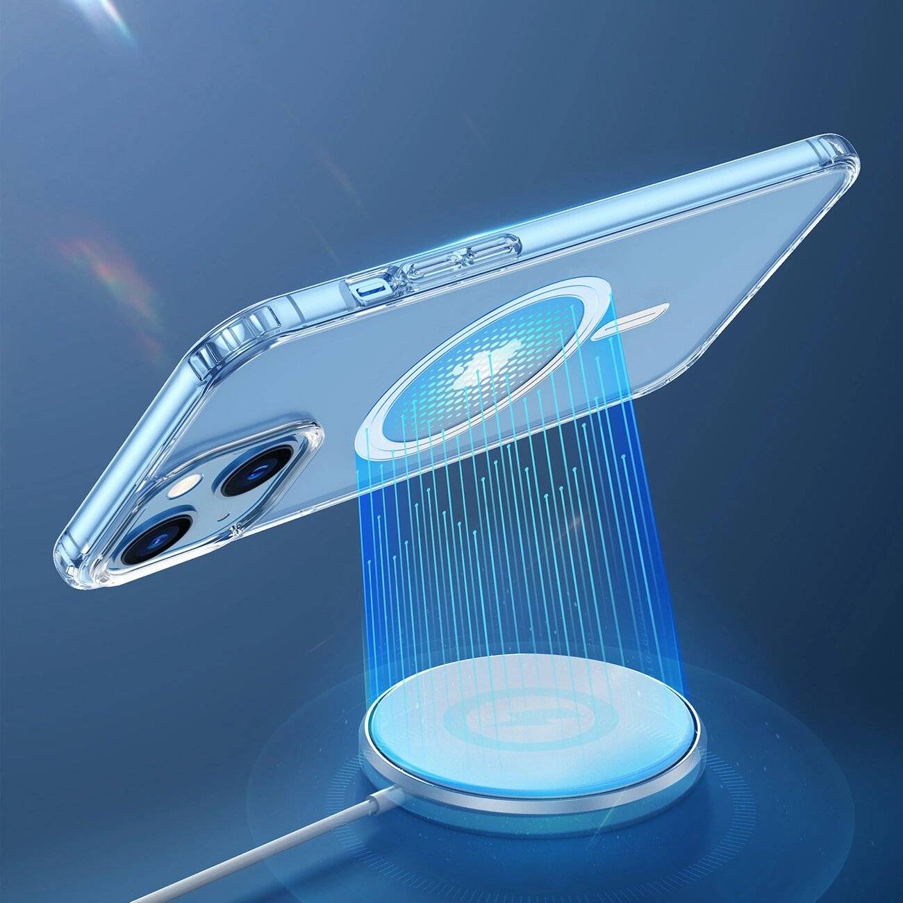 Dux Ducis Clin Magnethülle iPhone 14 Plus MagSafe transparent