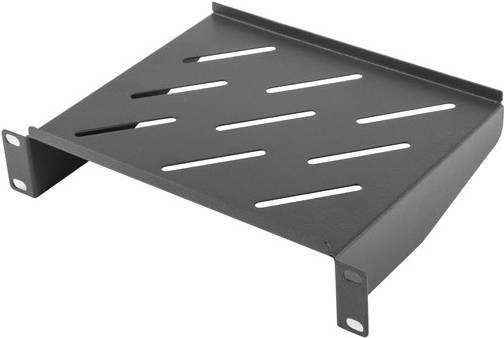 Lanberg Fachboden 25,40cm (10'') 1U/254x180mm bis 20kg schwarz (AK-1012-B)