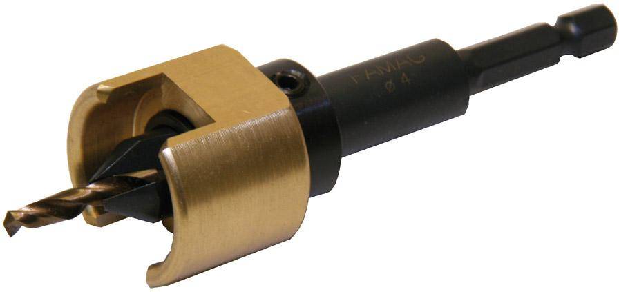 Famag Bohrer-Senker-Satz mit Tiefenanschlag