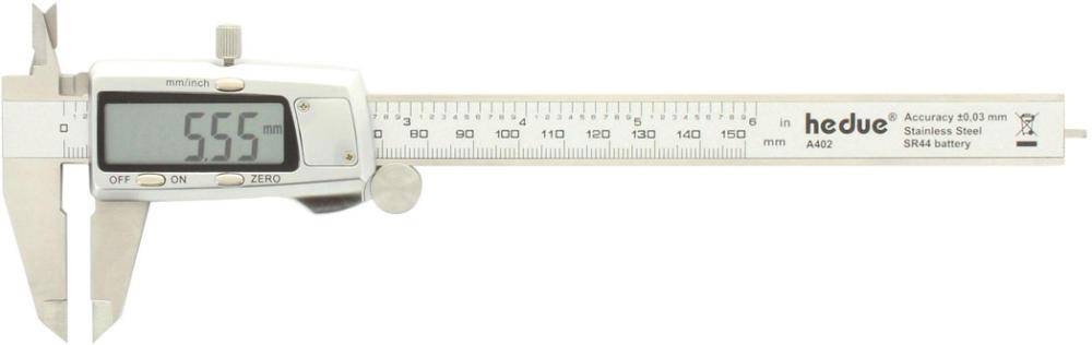Hedue Digital-Messschieber Edelstahl 150 mm