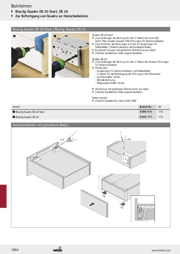 Ersatzbohrer ohne Hülse 2,5 mm
