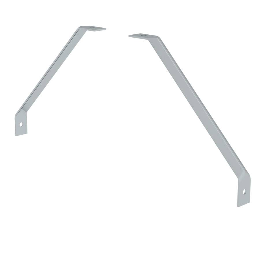 MUNK Eckaussteifung für Aluminium-Sprossen-Stehleitern 2 Stück