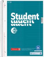 Brunnen 106781701, Monochromatisch, Blau, A4, 80 Blätter, 70 g/m², Kariertes Papier