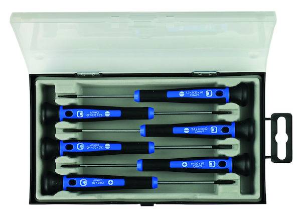 PPSDS6 Präz.Schraubendr.-Satz Schlitz/PH
