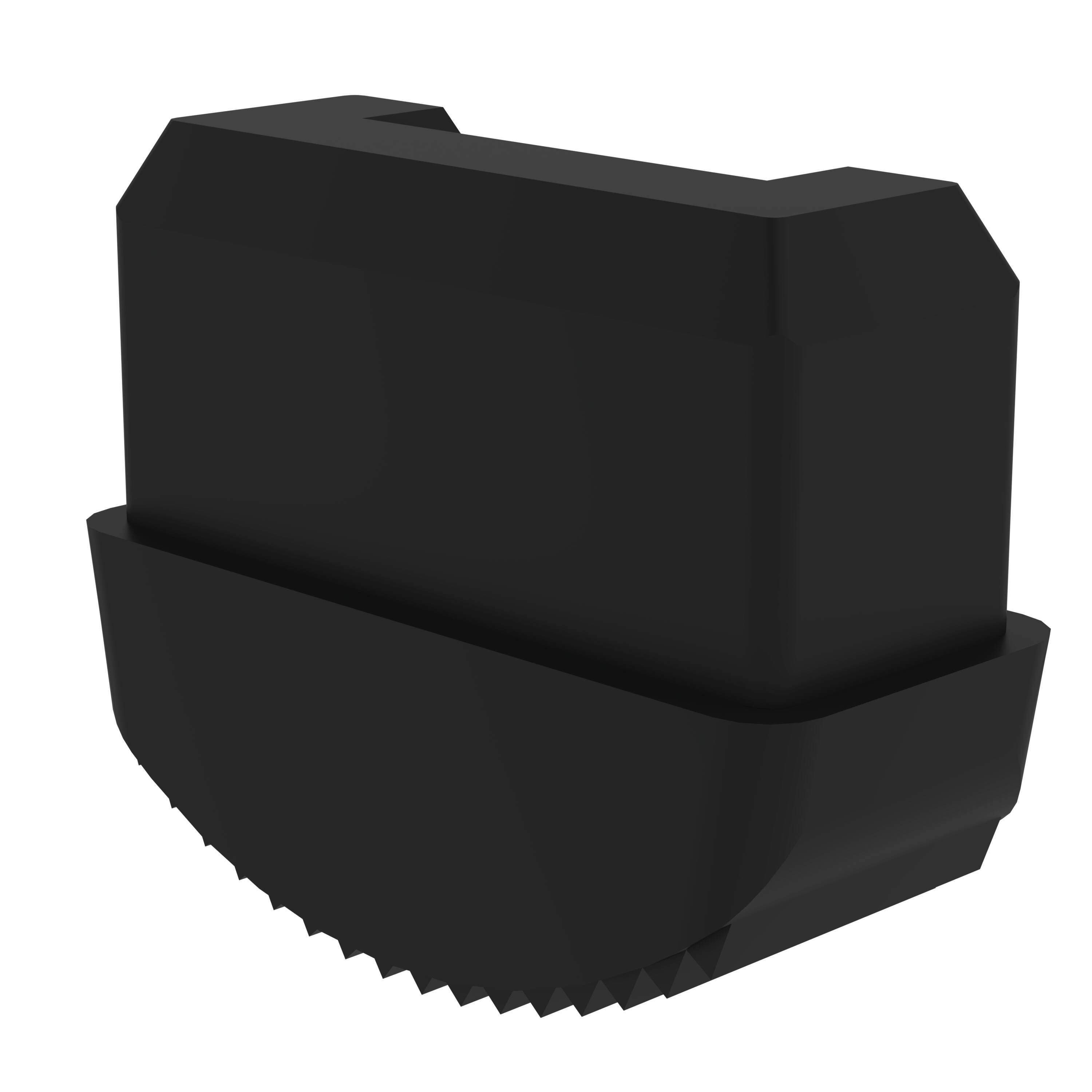 Munk Innenschuh elektrisch ableitfähig für Podesttreppe für Holmmaß 57x24 mm