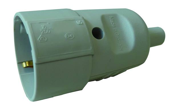 PROTEC.class Kupplung PSKU12 SK mit Tülle 16A grau