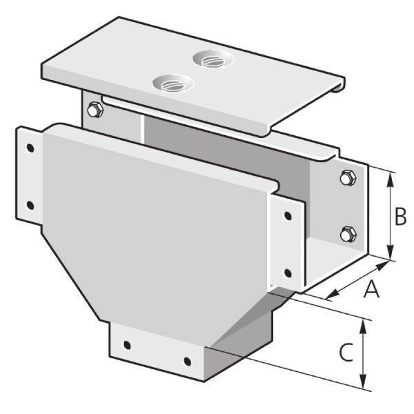 Pflitsch T-Stück TDA50/50
