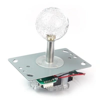 Arcade Joystick, 8-Wege, mit LED Beleuchtung, 74,3mm Höhe, RGB Farbwechsel Arcade Joystick, 8-Wege, mit LED Beleuchtung, 74,3mm Höhe, RGB Farbwechsel