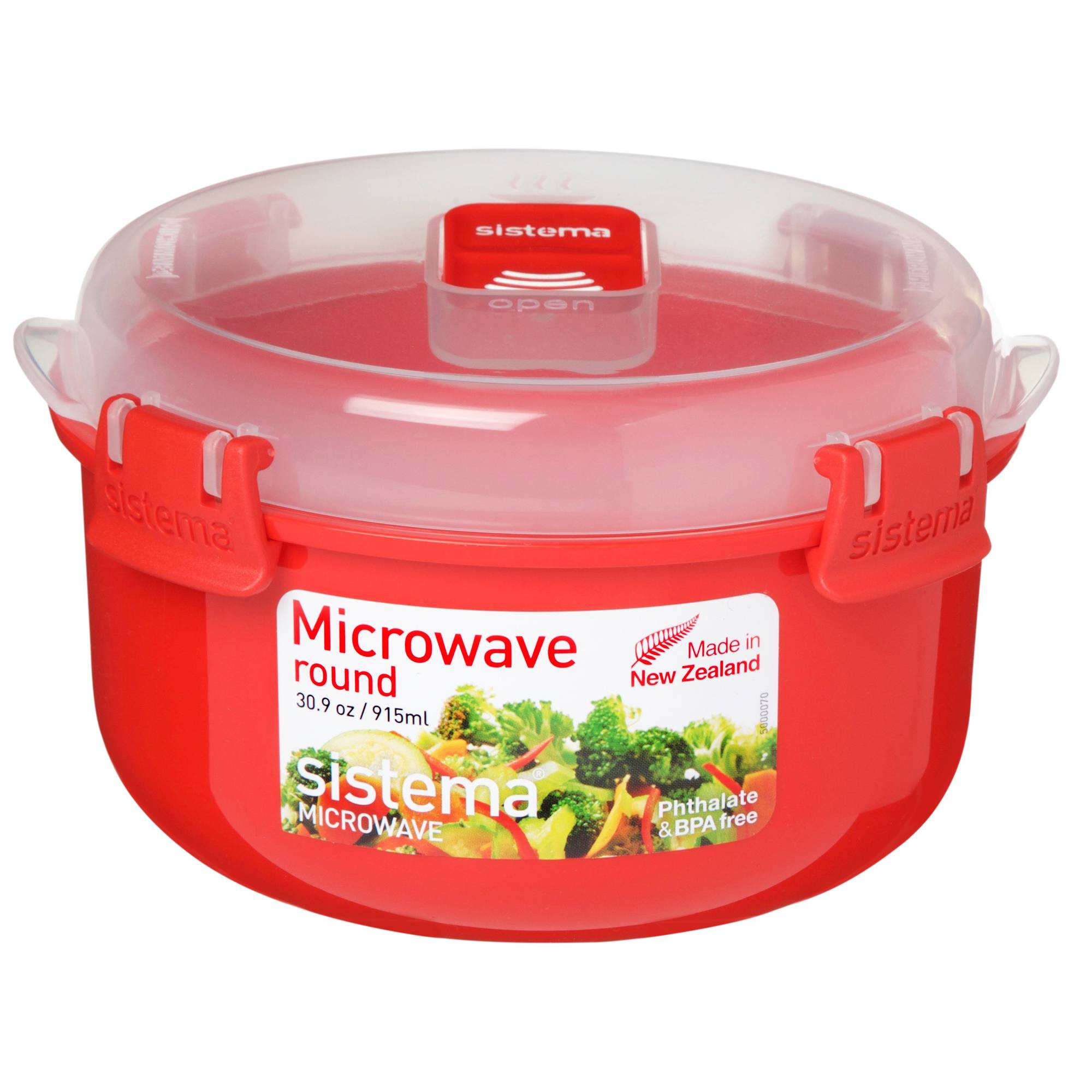 sistema Mikrowellendose Rund 00001113 915ml rot