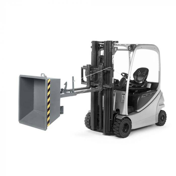 Minikipper Typ RMI - Volumen 0,25 cbm - Traglast 600 kg - RAL 7005 mausgrau