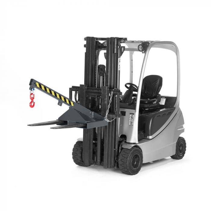 Lastarm Typ RLH 1 - Maximallänge 1390 mm - nicht teleskopierbar - Neigung 25 Grad - Traglast 1000 kg - RAL 7005 mausgrau