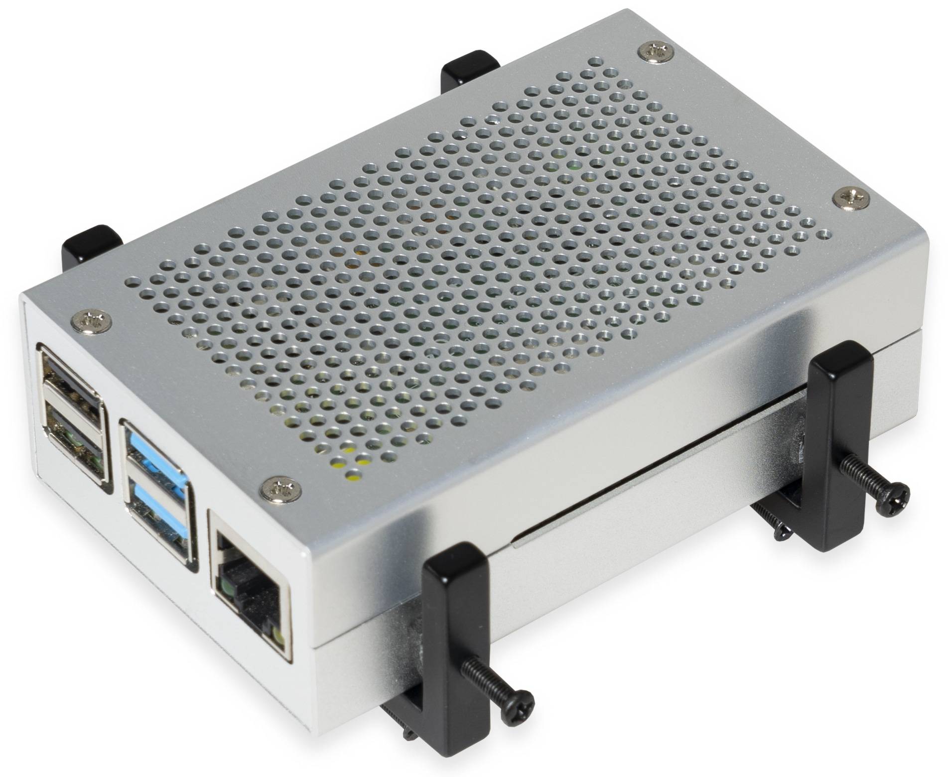 JOY-IT Universal Halterung Vesa 75/100 & Hutschiene / Pi / Mini PC
