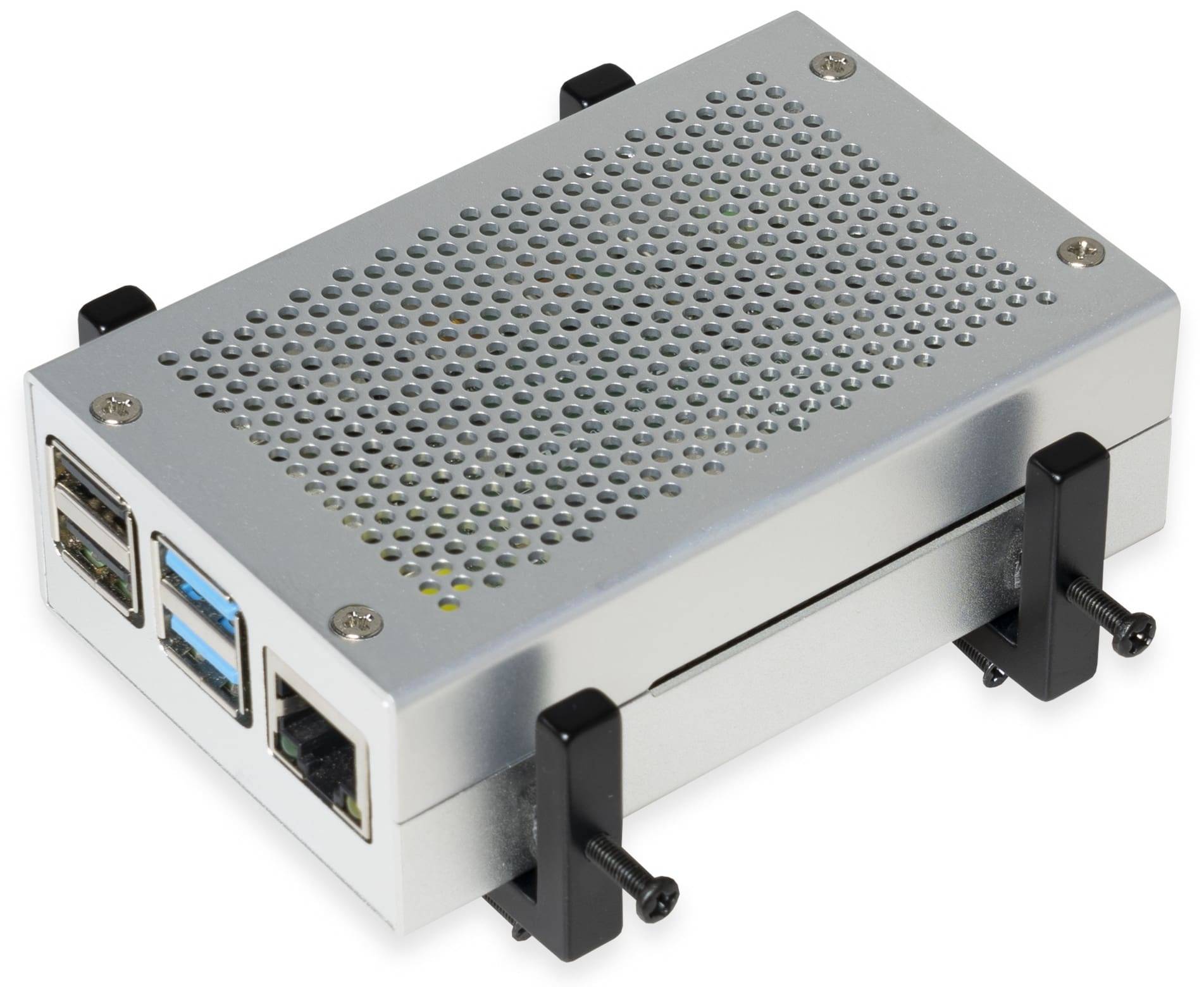 JOY-IT Universal Halterung Vesa 75/100 & Hutschiene / Pi / Mini PC