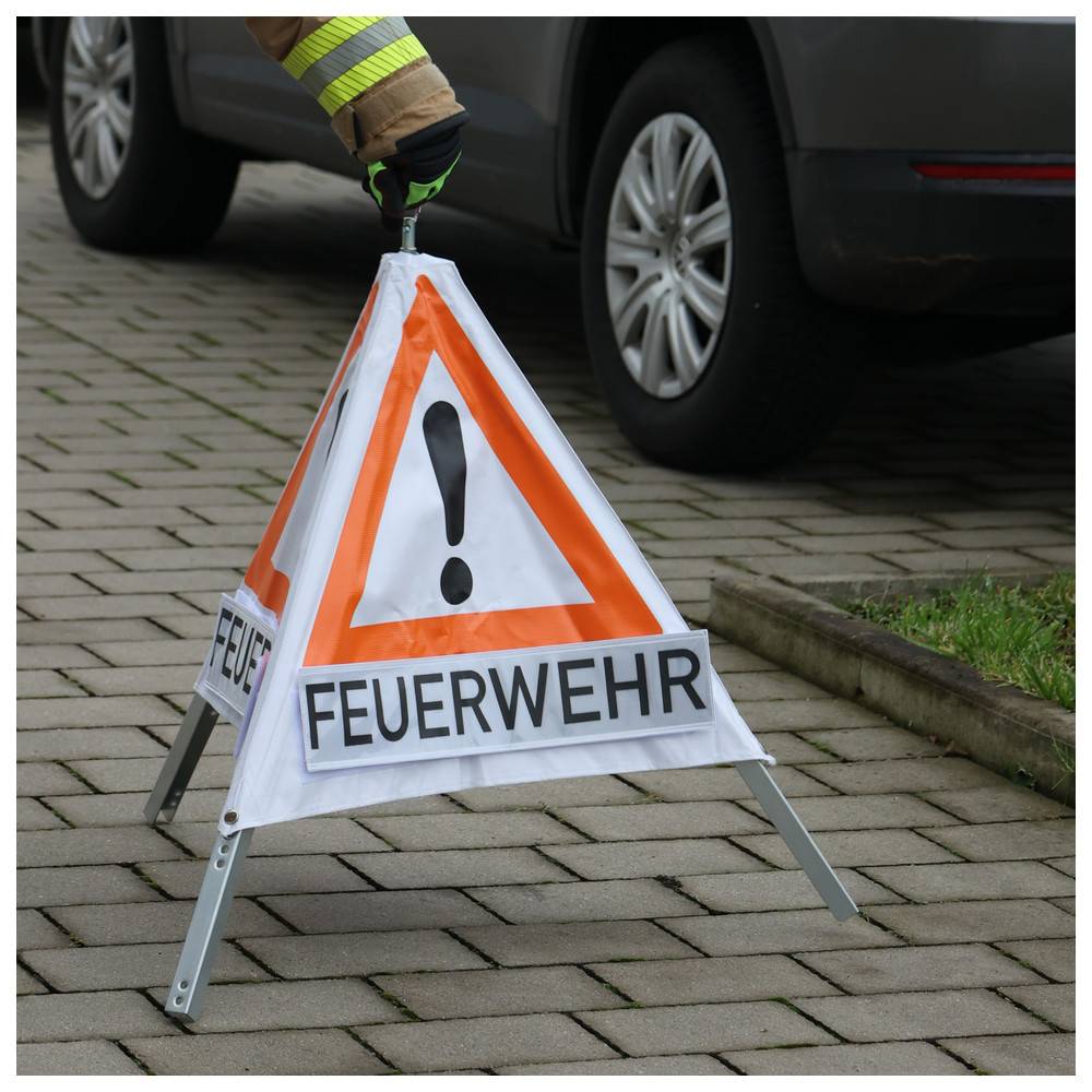 Dönges Klettschild, retroreflektierend, 500 x 100 mm, Aufdruck ÖLUNFALL