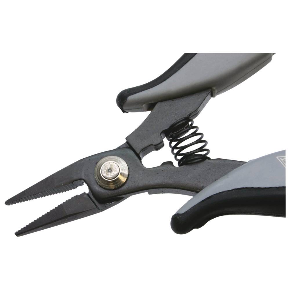 WETEC ECO Flachzange, kurz, Greifflächen geriffelt, 5.0 mm, ESD-Griffe