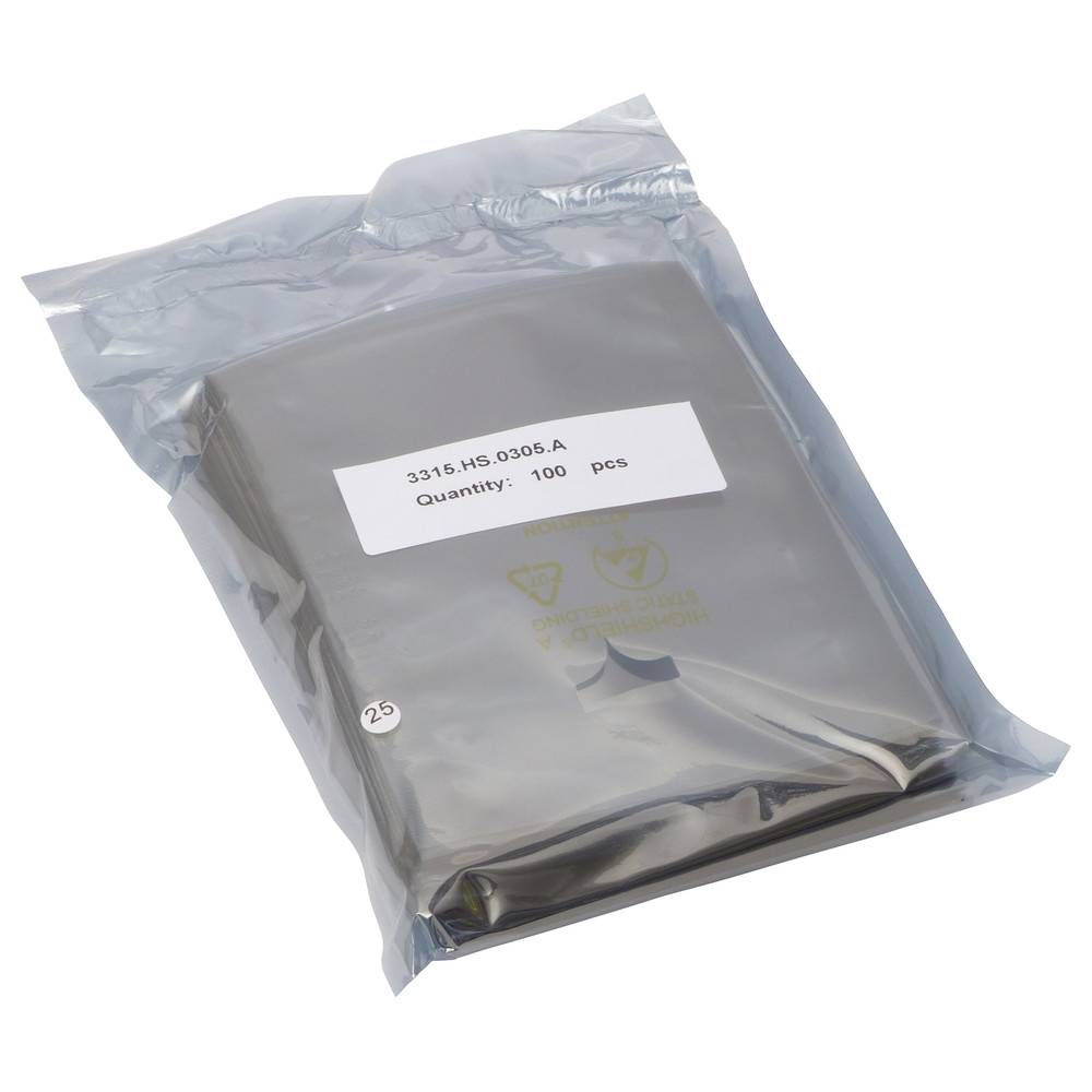 Warmbier Highshield Verpackungsbeutel, Typ A, ESD, 76 x 127 mm