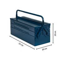 Dönges Werkzeugkoffer aus Stahlblech, 530 x 200 x 200 mm Dönges Werkzeugkoffer aus Stahlblech, 530 x 200 x 200 mm
