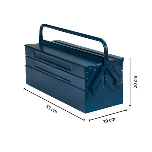 Dönges Werkzeugkoffer aus Stahlblech, 530 x 200 x 200 mm Dönges Werkzeugkoffer aus Stahlblech, 530 x 200 x 200 mm