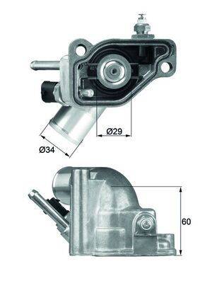 Mahle TI592 Thermostat, Kühlmittel