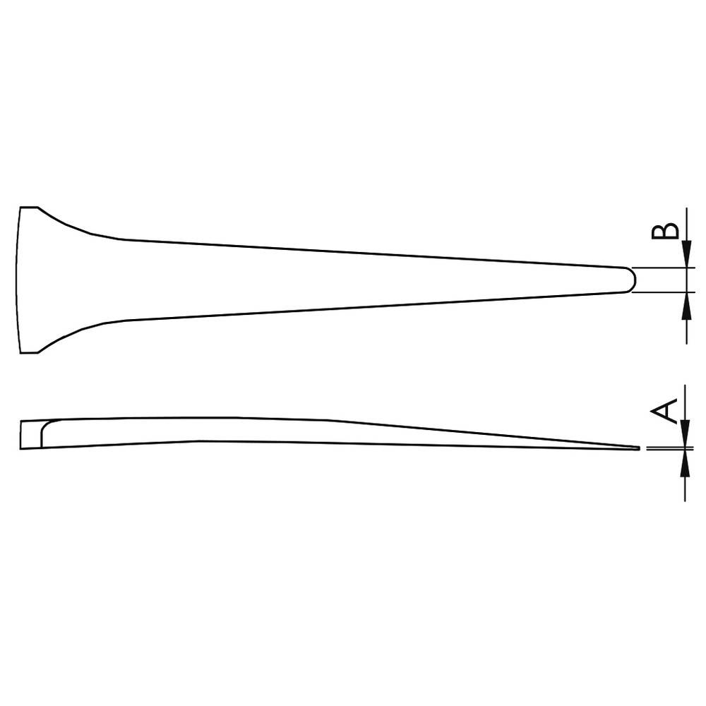 WETEC PRO Präzisions-Pinzette "SOFT-SCHAUM" 2A-SA-DN