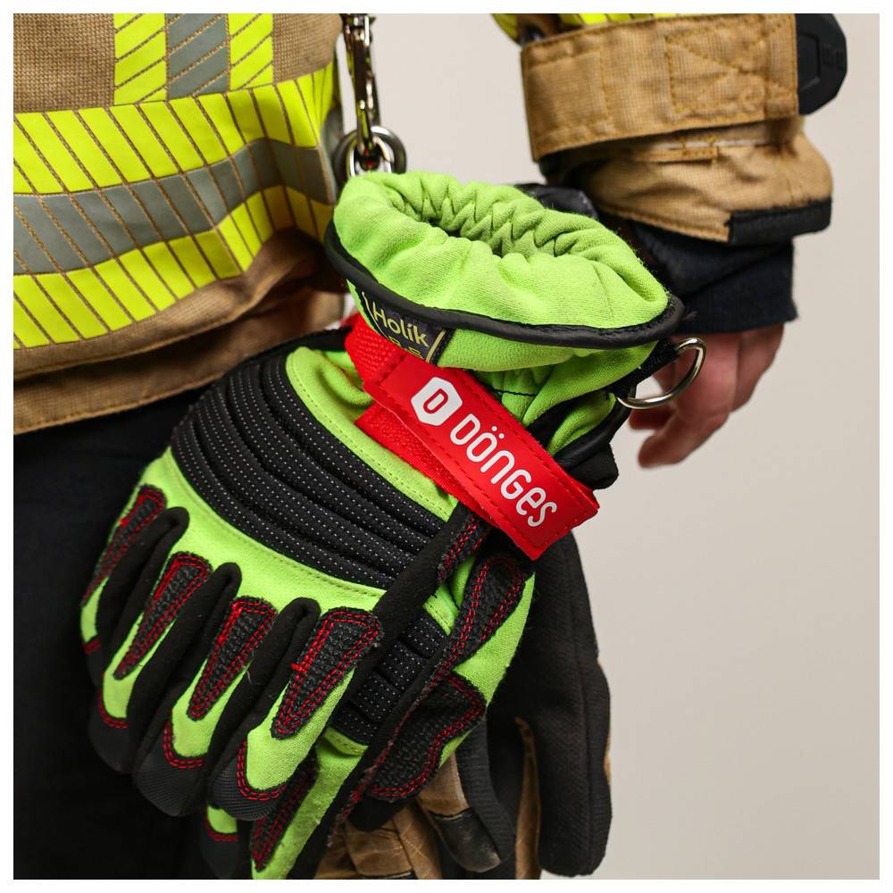 Dönges Handschuhhalter mit Klettverschluss und Karabiner, 30 cm